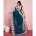 Picture of Shapely Georgette Navy Blue Saree