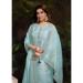 Picture of Chiffon Light Steel Blue Readymade Salwar Kameez