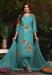 Picture of Taking Chiffon Dark Cyan Readymade Salwar Kameez