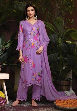 Picture of Nice Chiffon Rosy Brown Readymade Salwar Kameez