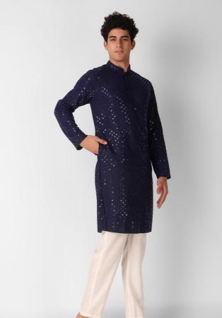 Picture of Taking Cotton Dark Slate Grey Kurtas