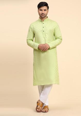 Picture of Statuesque Cotton Tan Kurtas