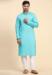 Picture of Comely Cotton Pale Turquoise Kurtas