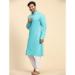 Picture of Comely Cotton Pale Turquoise Kurtas