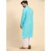 Picture of Comely Cotton Pale Turquoise Kurtas