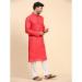 Picture of Pleasing Cotton Dark Salmon Kurtas