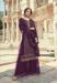 Picture of Sublime Georgette Brown Straight Cut Salwar Kameez