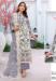 Picture of Georgette Light Slate Grey Straight Cut Salwar Kameez