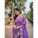 Picture of Pretty Organza Purple Saree