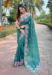 Picture of Shapely Organza Sea Green Saree