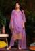 Picture of Beauteous Organza Plum Readymade Salwar Kameez