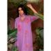 Picture of Beauteous Organza Plum Readymade Salwar Kameez