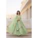 Picture of Wonderful Georgette Dark Sea Green Readymade Gown