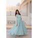 Picture of Wonderful Georgette Light Steel Blue Readymade Gown