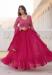 Picture of Good Looking Georgette Deep Pink Readymade Gown