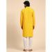 Picture of Charming Rayon & Cotton Yellow Kurtis And Tunic