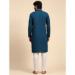 Picture of Rayon & Cotton Midnight Blue Kurtis And Tunic