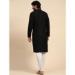 Picture of Elegant Rayon & Cotton Black Kurtis And Tunic