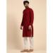 Picture of Sublime Rayon & Cotton Maroon Kurtis And Tunic