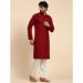 Picture of Sublime Rayon & Cotton Maroon Kurtis And Tunic