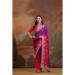 Picture of Graceful Georgette Medium Violet Red Saree