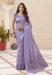 Picture of Comely Georgette Light Slate Grey Saree