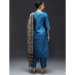 Picture of Cotton & Silk Midnight Blue Readymade Salwar Kameez