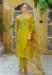 Picture of Rayon Dark Golden Rod Readymade Salwar Kameez