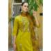 Picture of Rayon Dark Golden Rod Readymade Salwar Kameez