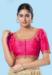 Picture of Appealing Silk Deep Pink Designer Blouse