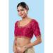 Picture of Bewitching Silk Medium Violet Red Designer Blouse