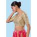 Picture of Lovely Chiffon Tan Designer Blouse