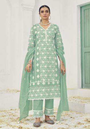 Picture of Excellent Cotton Cadet Blue Readymade Salwar Kameez