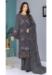 Picture of Georgette Slate Grey Straight Cut Salwar Kameez