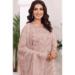 Picture of Wonderful Georgette Tan Straight Cut Salwar Kameez