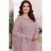 Picture of Georgette Rosy Brown Straight Cut Salwar Kameez