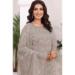 Picture of Pleasing Georgette Beige Straight Cut Salwar Kameez