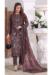 Picture of Georgette Rosy Brown Straight Cut Salwar Kameez