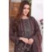 Picture of Georgette Rosy Brown Straight Cut Salwar Kameez