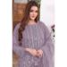 Picture of Georgette Rosy Brown Straight Cut Salwar Kameez