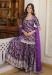 Picture of Statuesque Chiffon Dark Orchid Readymade Salwar Kameez