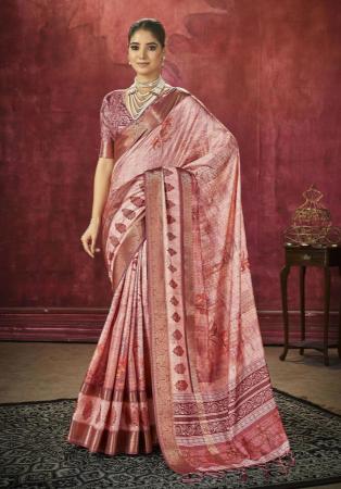 Picture of Pretty Silk Burly Wood Saree