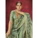 Picture of Delightful Silk Dark Olive Green Saree