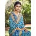 Picture of Amazing Silk Cadet Blue Saree