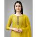 Picture of Rayon Dark Golden Rod Readymade Salwar Kameez