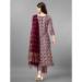 Picture of Elegant Rayon Maroon Readymade Salwar Kameez