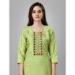 Picture of Stunning Rayon Dark Khaki Kurtis & Tunic