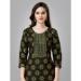 Picture of Classy Rayon Dark Olive Green Kurtis & Tunic