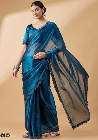 Picture of Ideal Organza Light Sea Green Saree