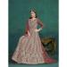 Picture of Beauteous Georgette Rosy Brown Anarkali Salwar Kameez